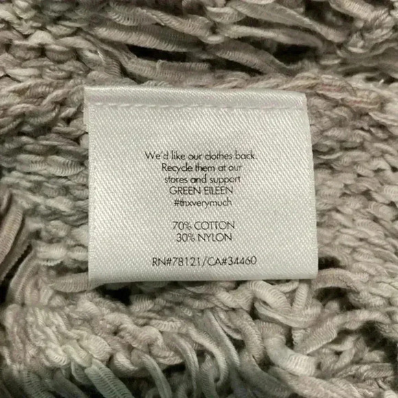 New with tags Eileen fisher grey scoop neck knit tank top in size xs - Picture 4 of 4